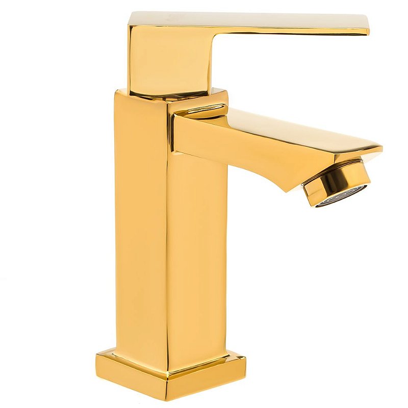 Torneira banheiro/lavabo/pia Luxo Dourado - Smart Norte