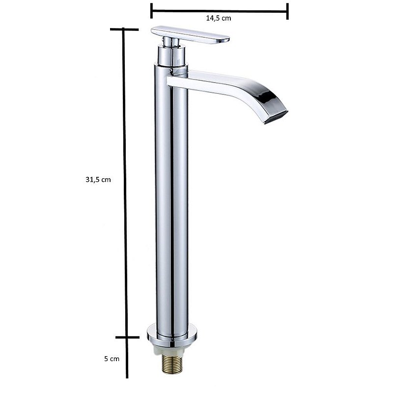 Torneira Banheiro/Lavabo/Pia Bica Alto
